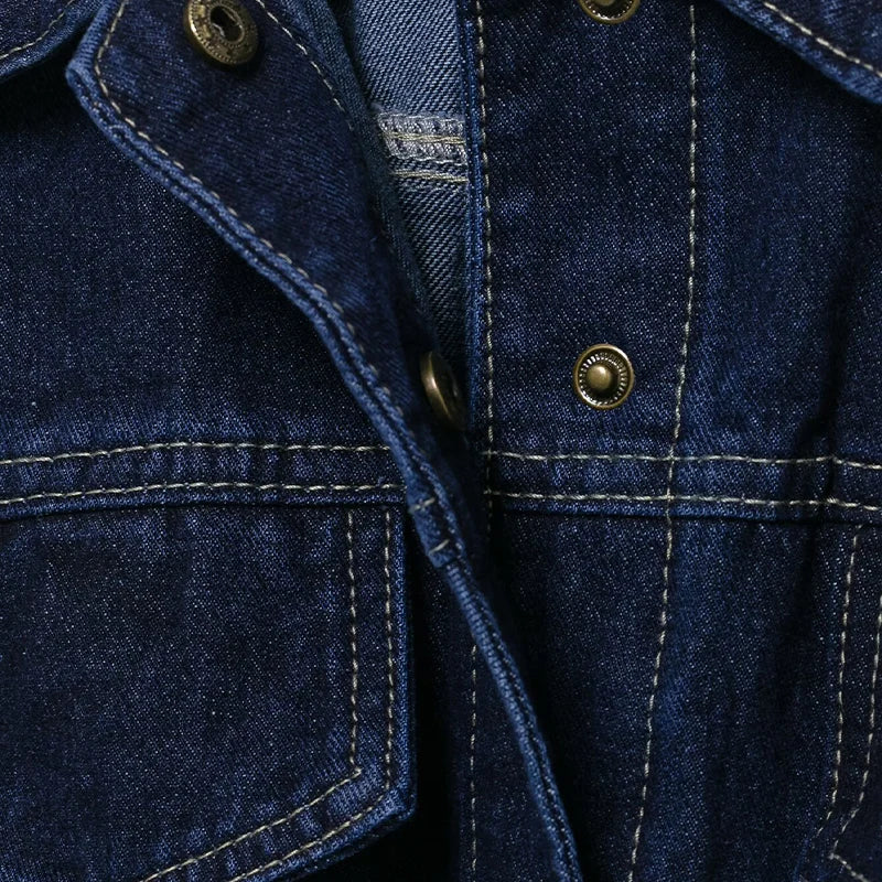 Willshela Women Fashion With Belt Denim Blue Single Breasted Jackets Vintage Lapel Neck Long Sleeves Female Chic Lady Outfits
